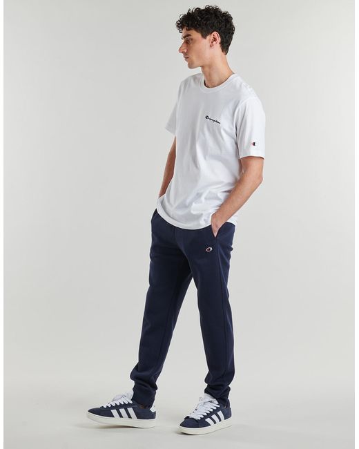 Champion White T Shirt Ss Tee for men