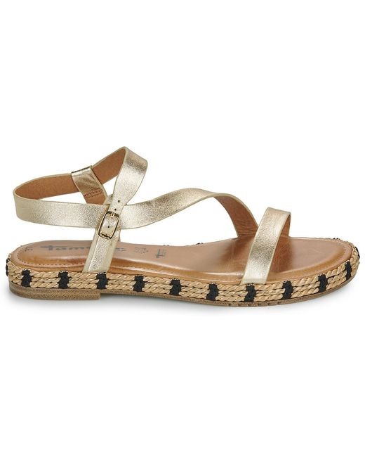Tamaris Metallic Flat Sandals 28131-940
