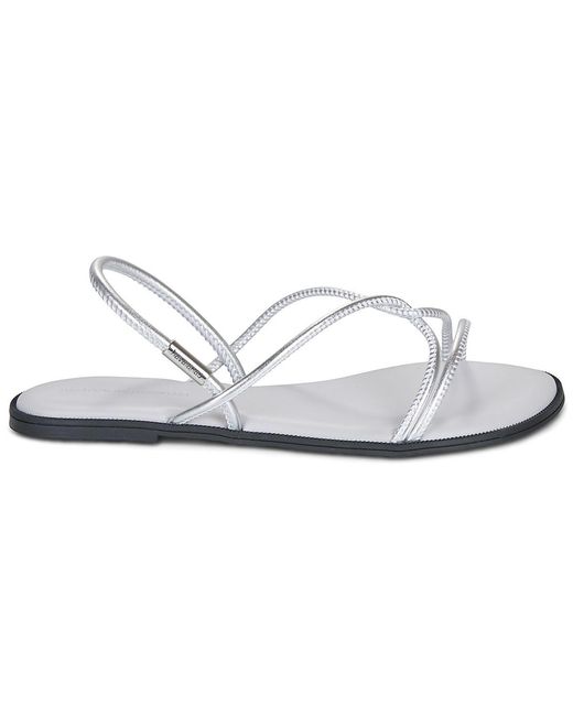 Havaianas White Flat Sandals Una Manga