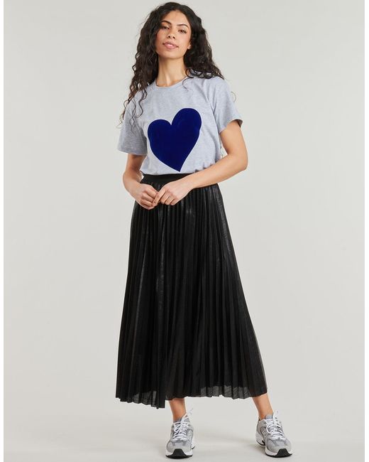 Betty London Black Long Skirts Tassia