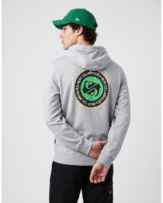 Quiksilver Gray Hoodies Duality Hoodie for men