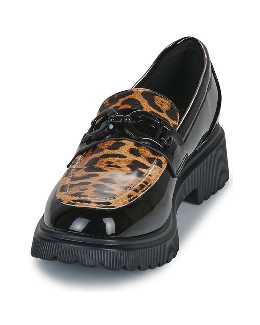 Moony Mood Black Loafers / Casual Shoes Canopia