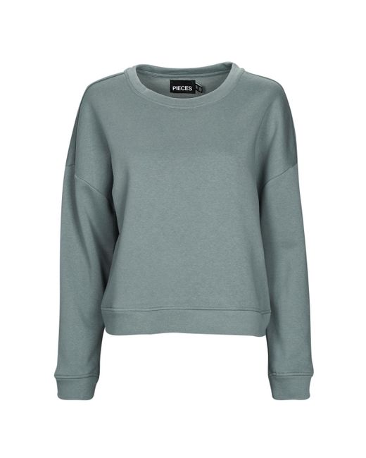 Pieces Green Sweatshirts Pcchilli Ls Sweat