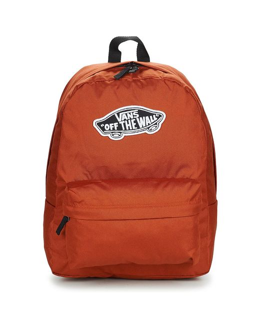 Vans Orange Backpack Wm Realm Backpack