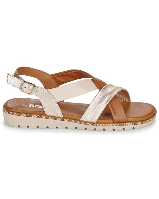 So Size Brown Flat Sandals Maryssa