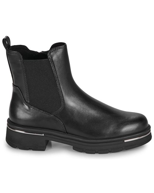 Marco Tozzi Black Mid Boots Symbale