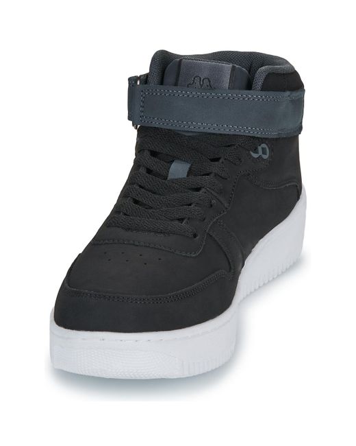Kappa Black Shoes (high-top Trainers) Logo Maserta 4 Md for men