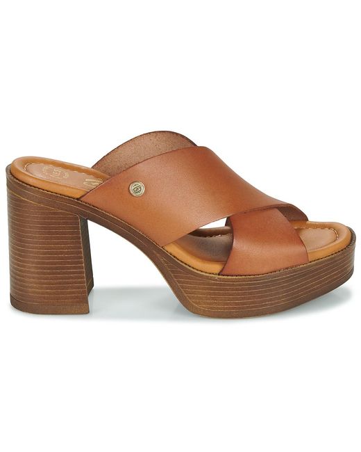 Betty London Brown Mules / Casual Shoes Margot