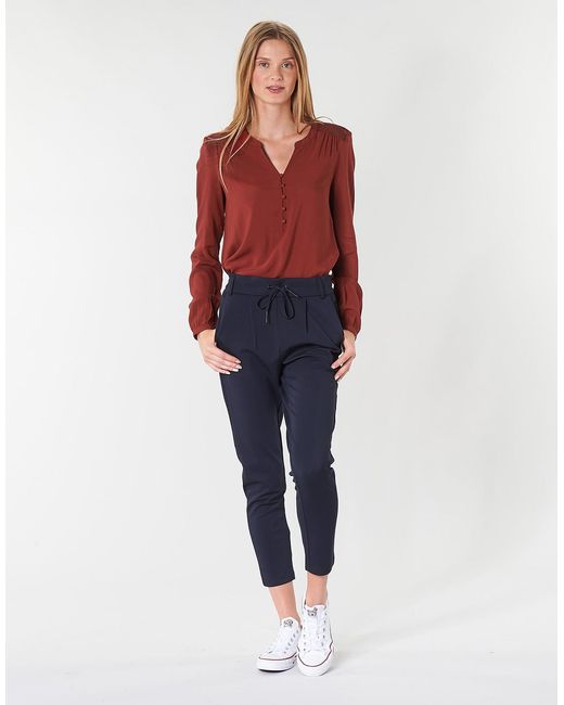 ONLY Blue Onlpoptrash Trousers