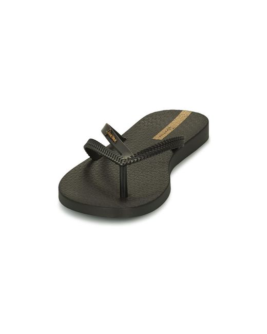 Ipanema Black Bossa Fem Flip Flops / Sandals (shoes)