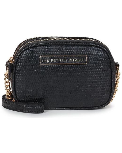 Les Petites Bombes Black Shoulder Bag Albane