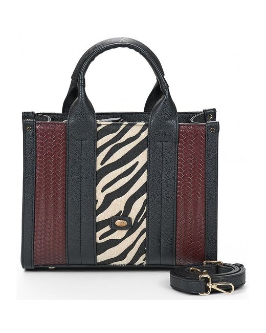 Hexagona Black Shopper Bag Zoe