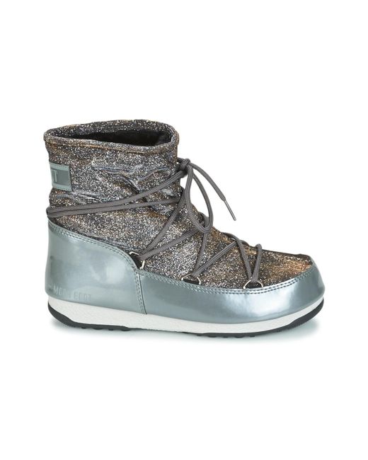 moon boot low lurex