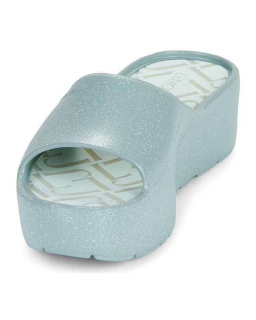 Lemon Jelly Blue Mules / Casual Shoes Fiorella