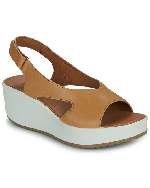 Igi&co Brown Wedge Sandals D.candy