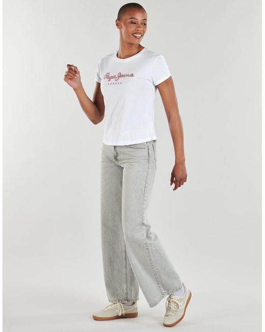 Pepe Jeans White T Shirt Nadda