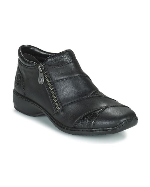 Rieker Black Saloma Mid Boots