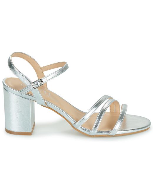 Moony Mood Metallic Heeled Sandals Sabrina