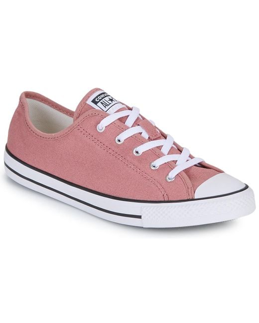 Converse Pink Shoes (trainers) Chuck Taylor All Star Dainty