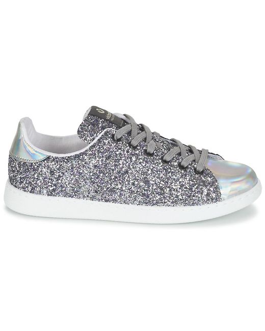 Victoria Gray Deportivo Basket Glitter Shoes (trainers)