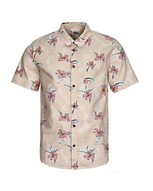 Quiksilver Natural Short Sleeved Shirt Apero Classic Ss for men