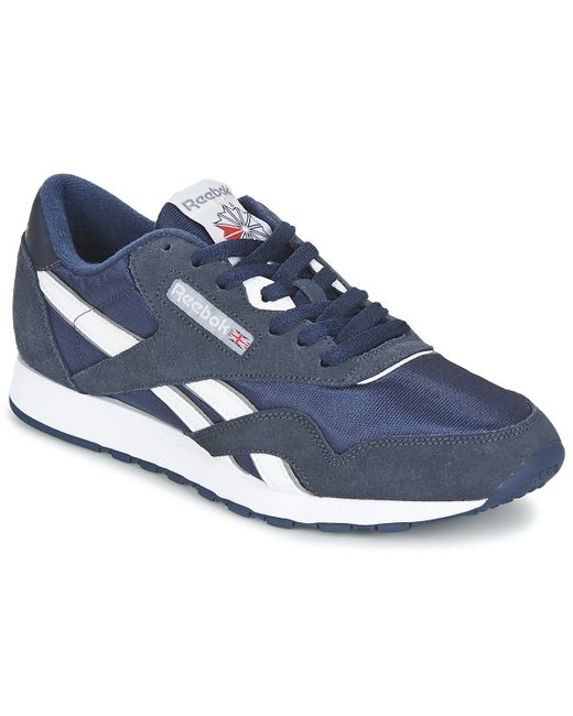 Reebok Classic Nylon Men's Shoes (trainers) In Blue