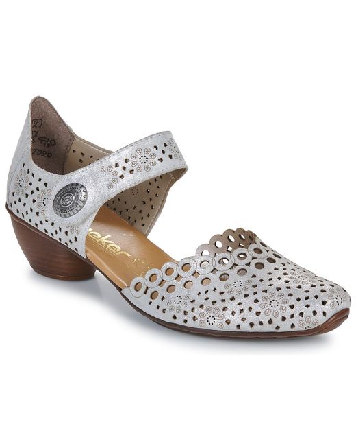 Rieker Metallic Heels