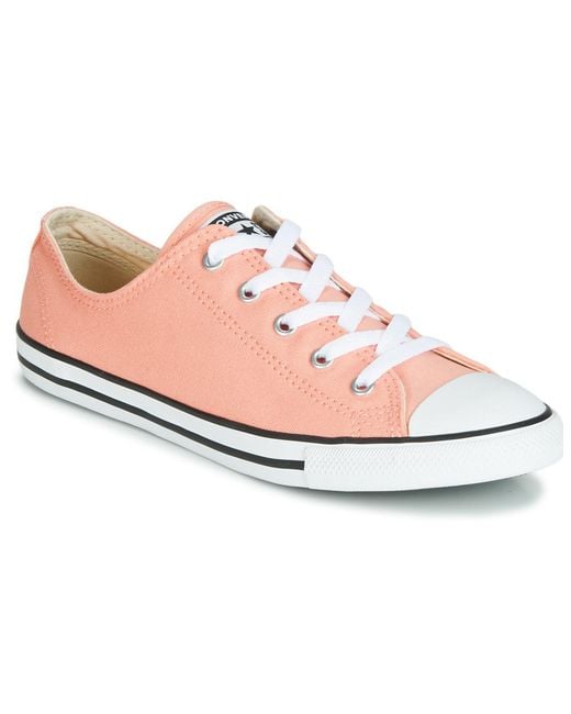 Converse Pink Chuck Taylor Ctas Dainty Ox Canvas Fitness Shoes