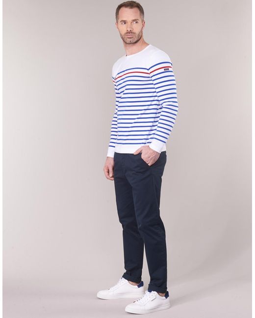 Armor Lux Blue Long Sleeve T-shirt Yayayout for men