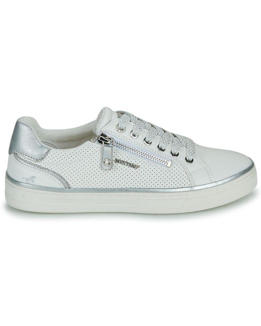 Mustang Blue Shoes (trainers) 26m0032006-white