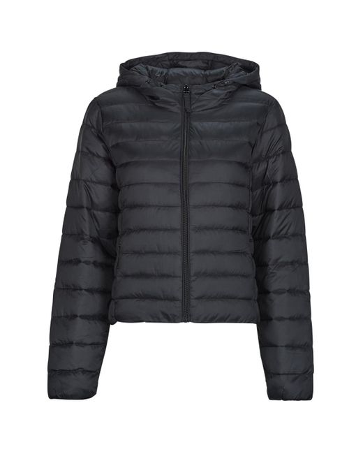 ONLY Black Duffel Coats Onltahia Lw Quilted Hood