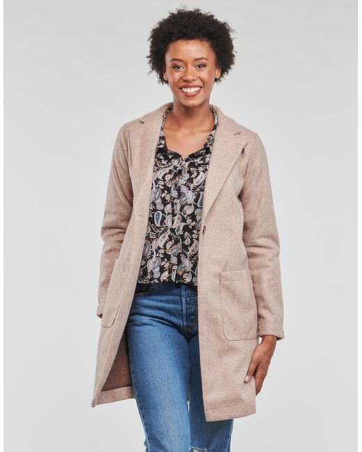 Jdy Natural Coat Harmony Knit Jacket Otw Zhs