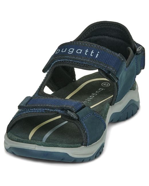 Bugatti Blue Flat Sandals Dada for men