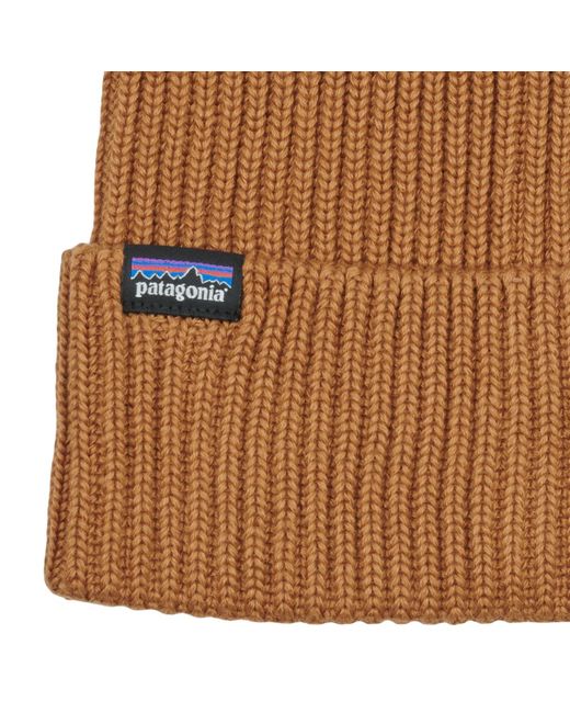 Patagonia Brown Beanie Fishermans Rolled Beanie
