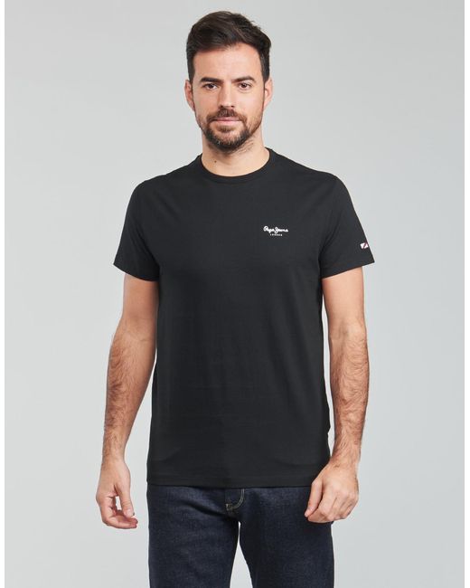 Pepe Jeans Black Original Basic Nos T Shirt for men
