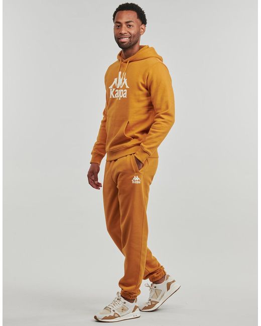 Kappa Orange Hoodies Malmo 3 Organic for men