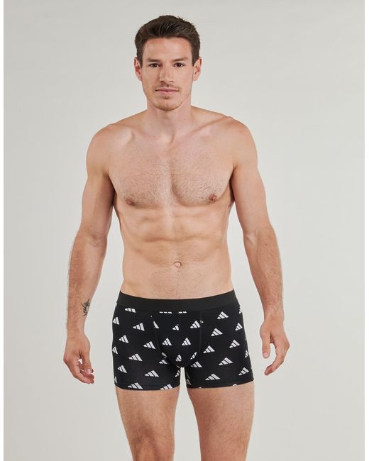 Adidas Blue Boxer Shorts Active Flex Cotton Pack De 3 for men