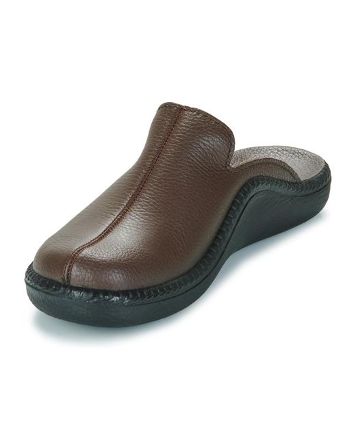 Josef Seibel Brown Flip Flops Monaco 202 G for men