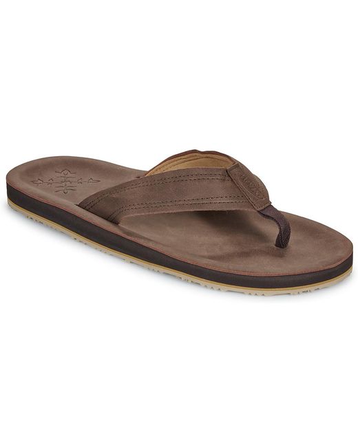 Oxbow Brown Flip Flops / Sandals (shoes) Visko for men