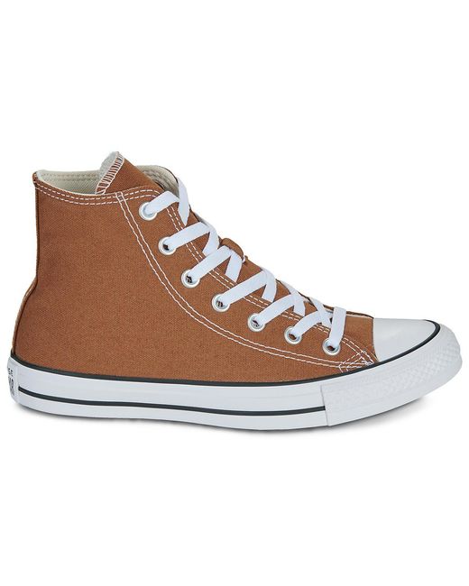 Converse Brown Shoes (high-top Trainers) Chuck Taylor All Star