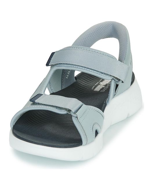 Skechers Blue Flat Sandals Go Walk Flex Sandal for men