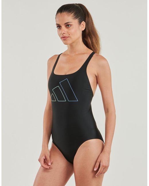 Adidas Black Swimsuits Big Bars X-back Swimsuit