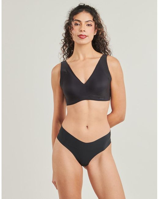 Sloggi Black Zero Feel Triangle Bras And Bralettes