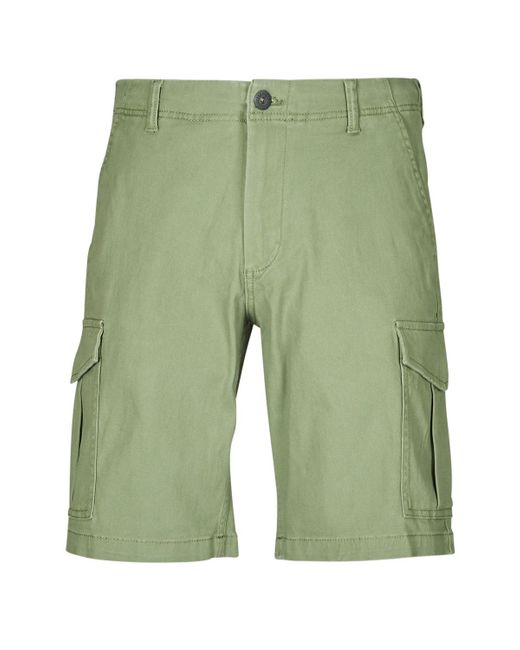 Jack & Jones Green Shorts Jpstjoe Jjcargo Shorts for men