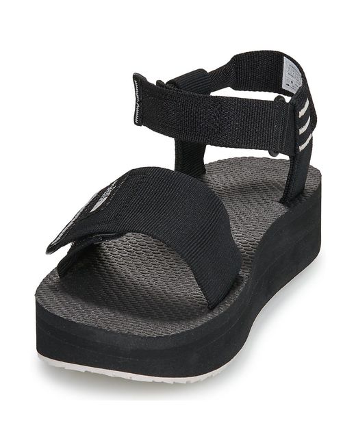 The North Face Black Wedge Sandals Skeena Platform