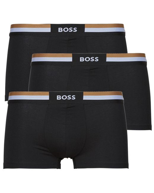 Boss Black Boxer Shorts Trunk 3p Motion for men