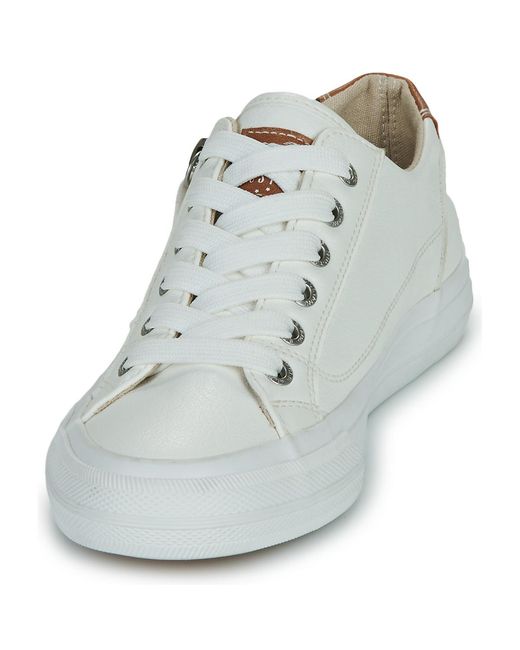 Mustang Blue Shoes (trainers) 26m0222013-white