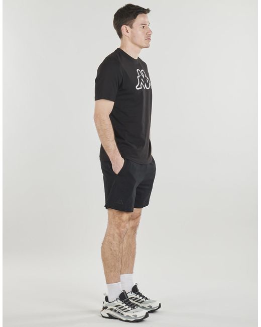 Kappa Black Shorts Cabas for men