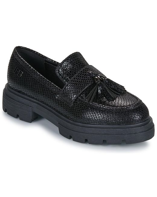 Les Petites Bombes Black Loafers / Casual Shoes Mona