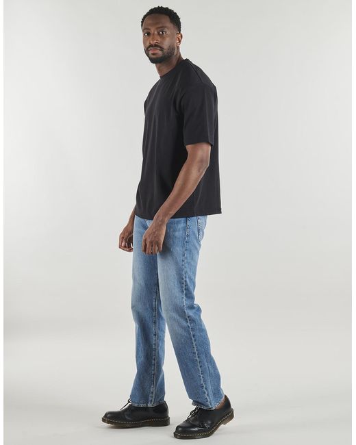 SELECTED Black T Shirt Slhlooseoscar Ss O-neck Tee for men